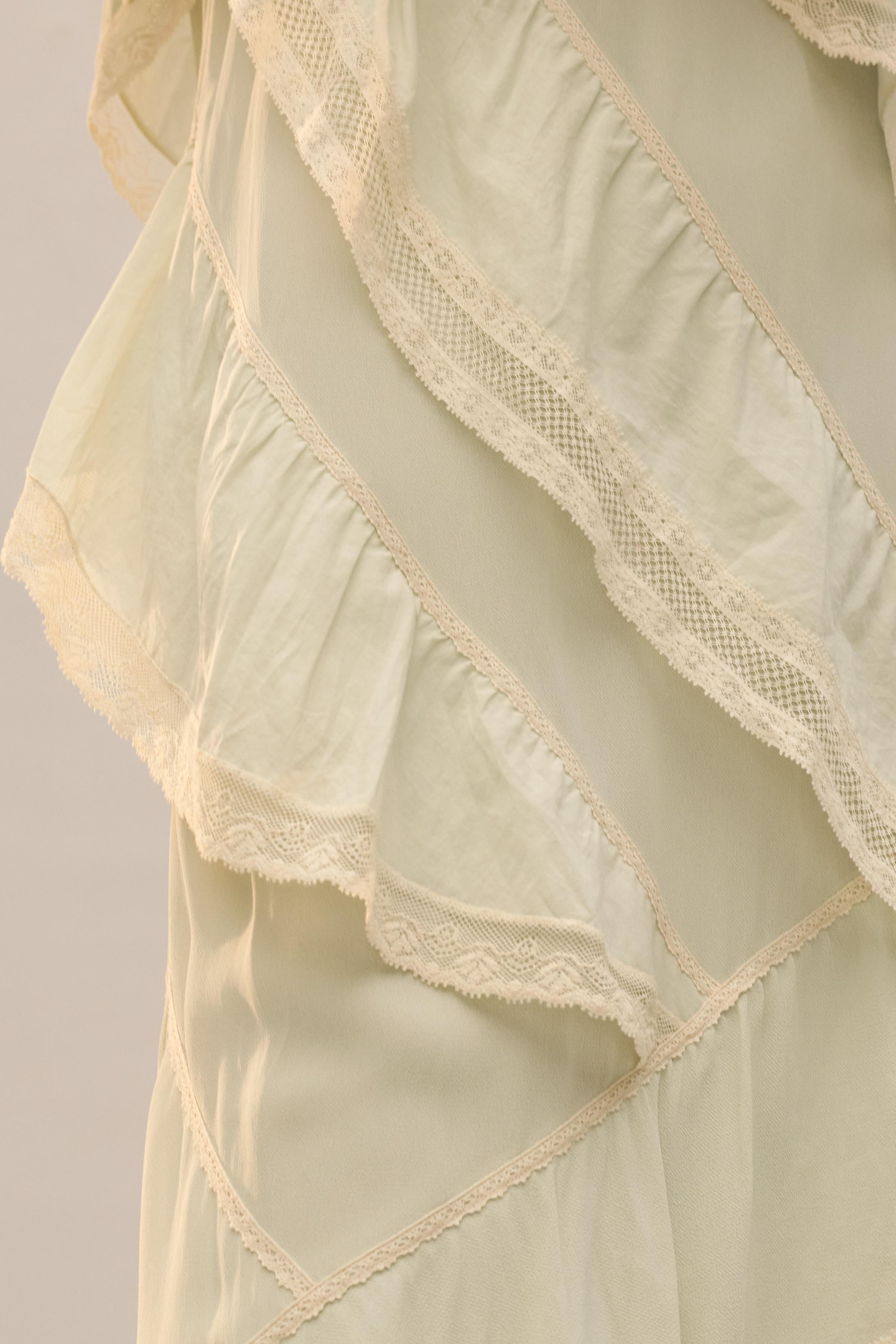 LIMITED EDITION LACE RUFFLE DRESS